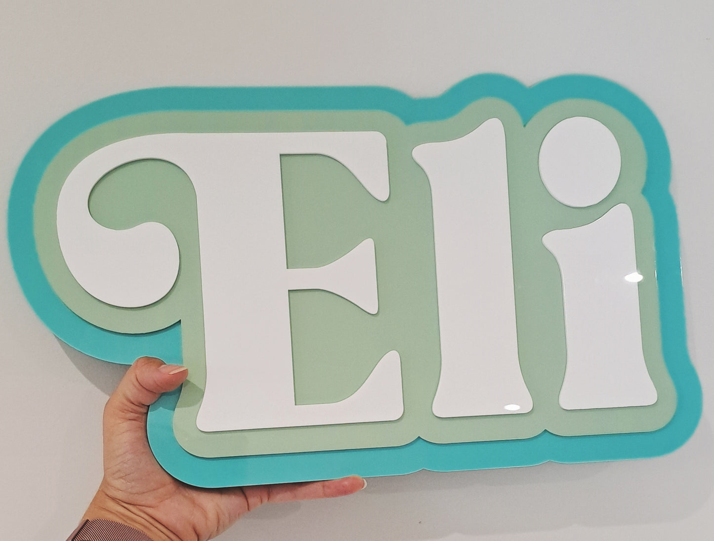 3D Triple Layer Acrylic Kid's Name Signs